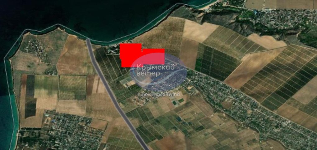 NASA satellites have detected increased fire activity near the Kacha airfield and the village of Uhlove in occupied Crimea following the drone attack. (Source: Crimean Wind) NASA satellites have detected increased fire activity near the Kacha airfield and the village of Uhlove in occupied Crimea following the drone attack. (Source: Crimean Wind)