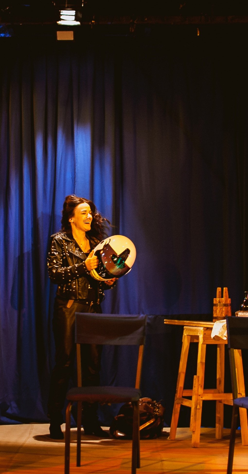 Ruslana Ostapko performing in the play “Hetman.” Source: Ruslana Ostapko.