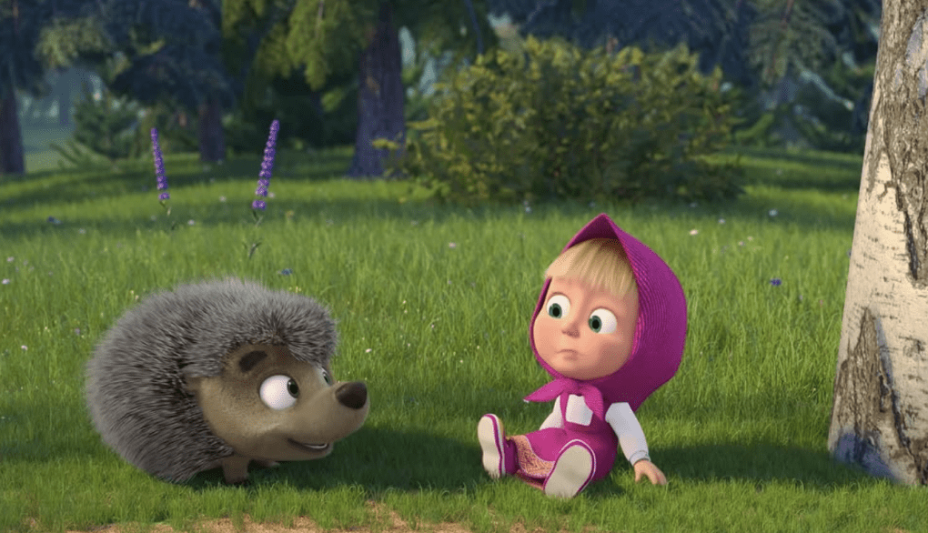 Still from the animated series “Masha and the Bear.” (Source: “Masha and the Bear”/Instagram)