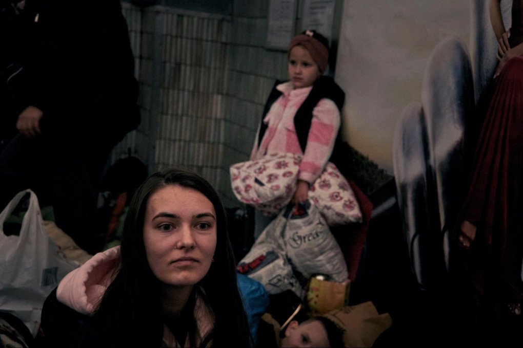 Kyiv resident Yuliia takes shelter in a metro station, tens of meters underground. Kyiv, Ukraine, October 6, 2026 (Photo: Louis Beaudemont/UNITED24 Media)