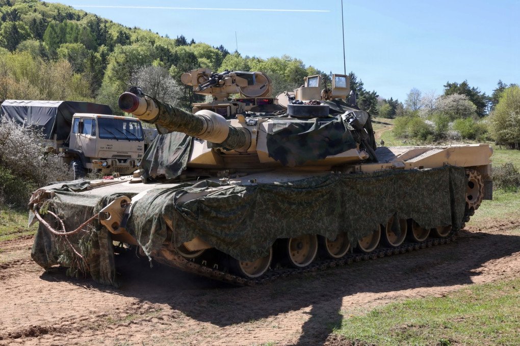 US Army Abrams main battle tank during the Combined Resolve 26-07 military exercise, July 2026. (Source: 7th Army Training Command) US Army Abrams main battle tank during the Combined Resolve 26-07 military exercise, July 2026.