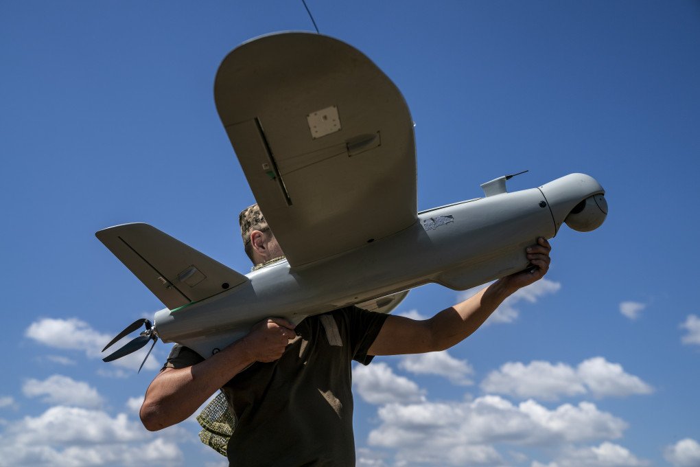 Ukrainian Army soldiers prepare LELEKA 100 military intelligence drone for flight in the direction of Chasiv Yar, Donetsk Oblast in Ukraine. Source: Getty Images Ukrainian Army soldiers prepare LELEKA 100 military intelligence drone for flight in the direction of Chasiv Yar, Donetsk Oblast in Ukraine. Source: Getty Images