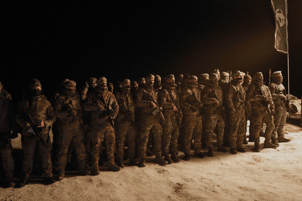 The ceremony of the the 1st Battalion “Wolfborn” of the 144th Special Operations Forces Center. Photo by Joshua Olley/UNITED24 Media.
