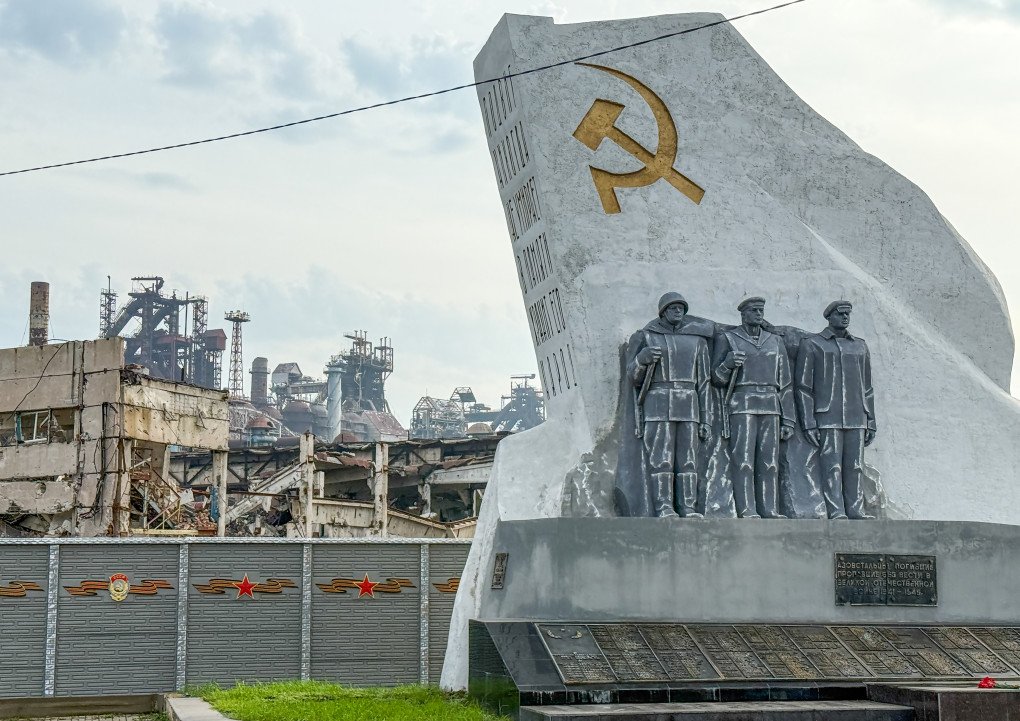 The damage the Russians inflicted on the Azovstal iron and steel works in Mariupol. (Photo by Alexandre Spalaikovitch via Getty Images) The damage the Russians inflicted on the Azovstal iron and steel works in Mariupol. (Photo by Alexandre Spalaikovitch via Getty Images)