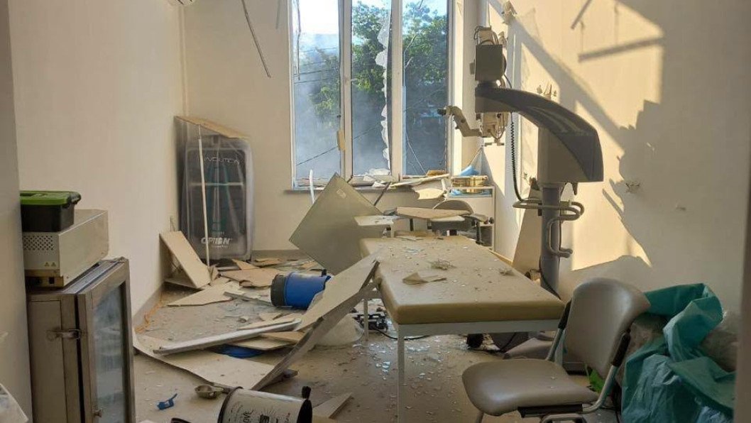 Hospital That Survived Mariupol Siege Damaged in Russian Strike on Kyiv