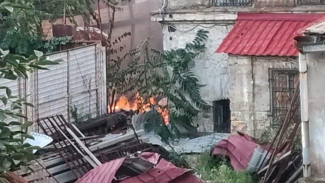 Russian FPV Drone Strikes Kherson Art Museum, Sparking Fire and Damaging Building