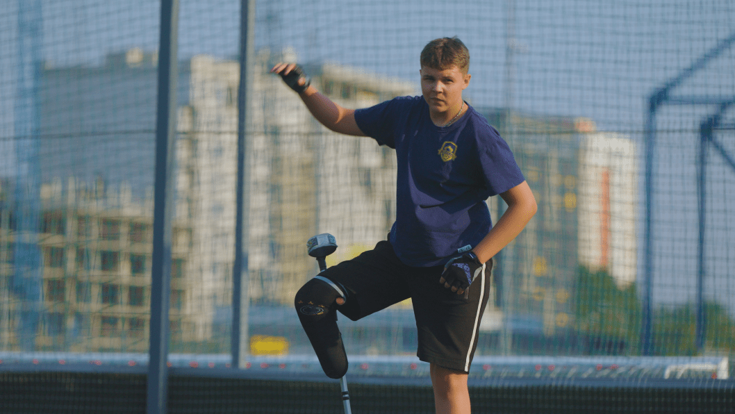 Kharkiv Teen Who Lost His Foot to Russia's War Returns to the Football Field With Pride
