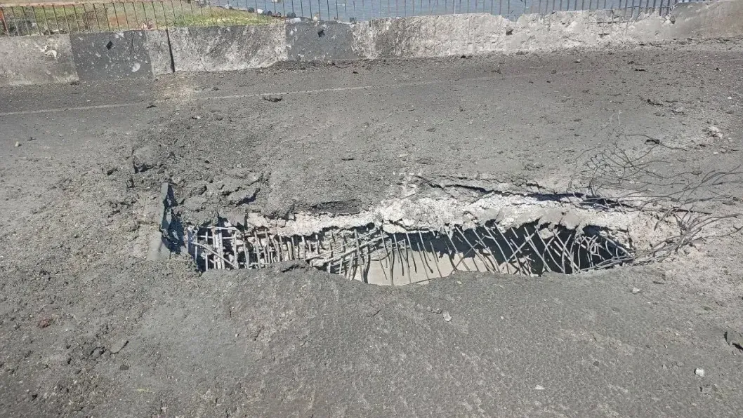 Ukrainian Drone Attack Damages Chonhar Bridge Deck Forcing Closure of Key Crimea Logistics Route