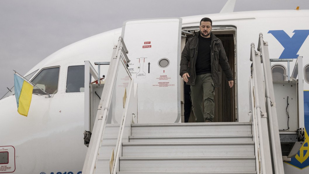 El avión de Zelenskyy esquiva un dron en Moldavia en medio de una oleada de incursiones aéreas