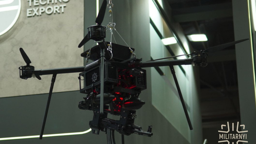 Ukraine Showcases Armed Drone Carrying Assault Rifle at Eurosatory 2026