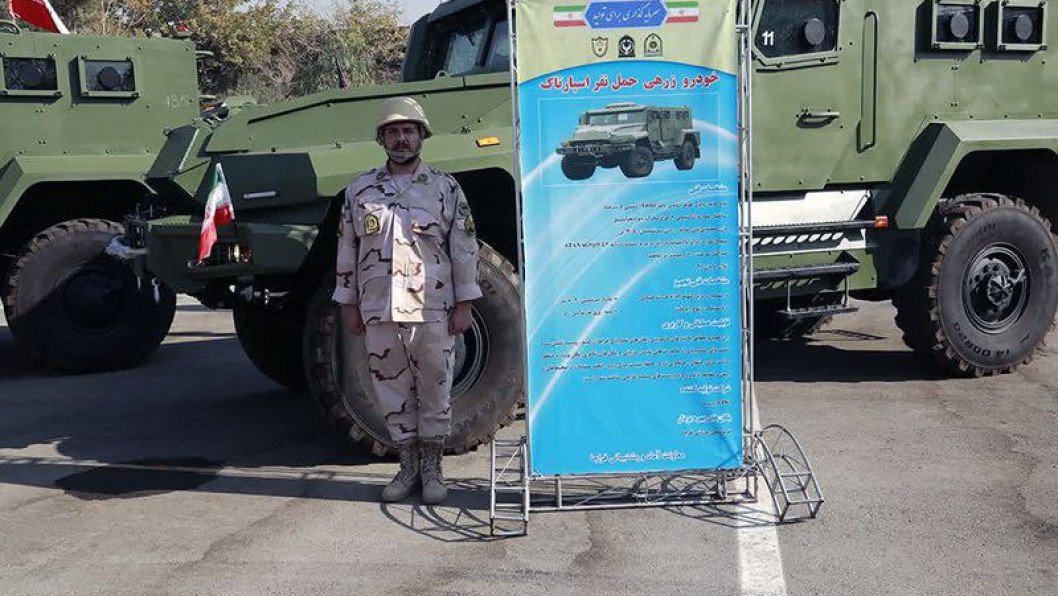 Iran Deploys Russian-Built MRAPs on Afghan Border for the First Time