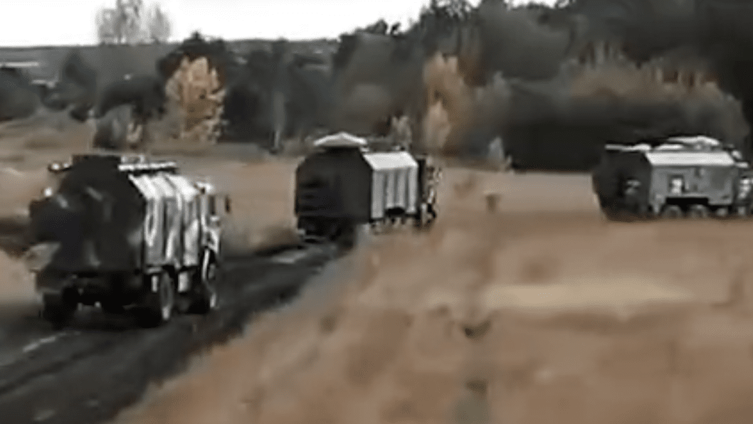 Guardias fronterizos ucranianos destruyen estación de comunicaciones rusa R-416G-MS en Luhansk, valorada en $600,000