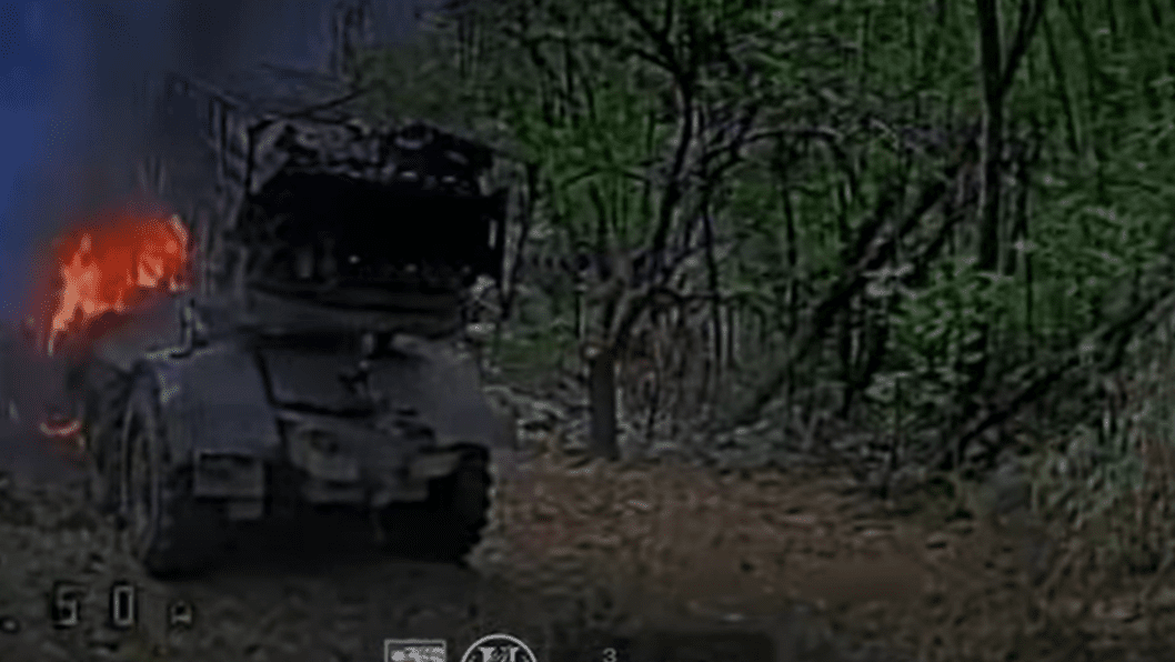 Ukraine Finds a Russian BM-21 Grad, Its Ride and Its Rockets—Then Wipes Out All Three, Video