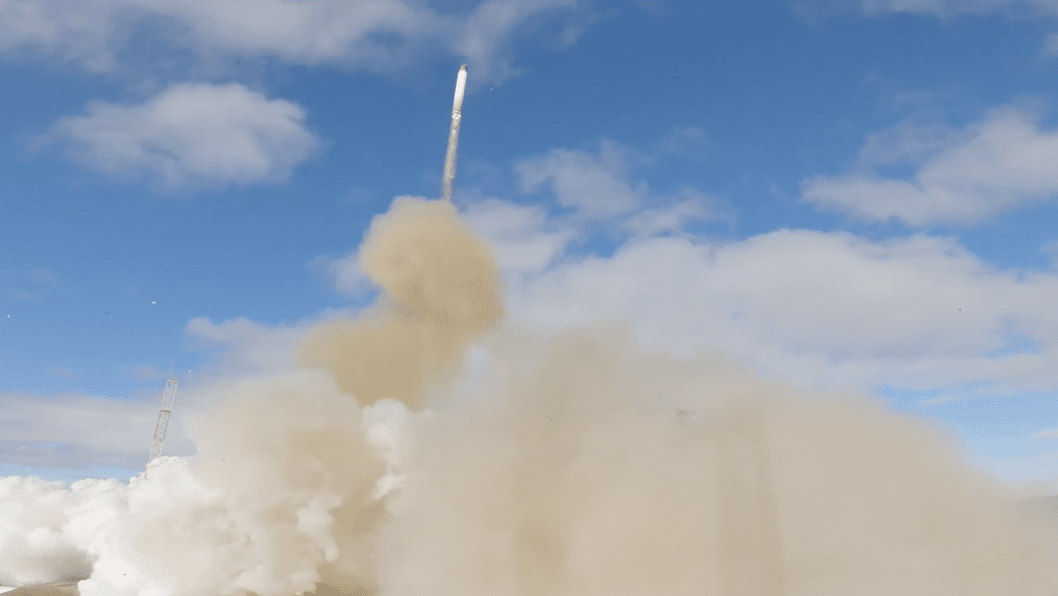 Purple Plume Over Russian Test Site After Suspected Sarmat ICBM Launch Failure, Video