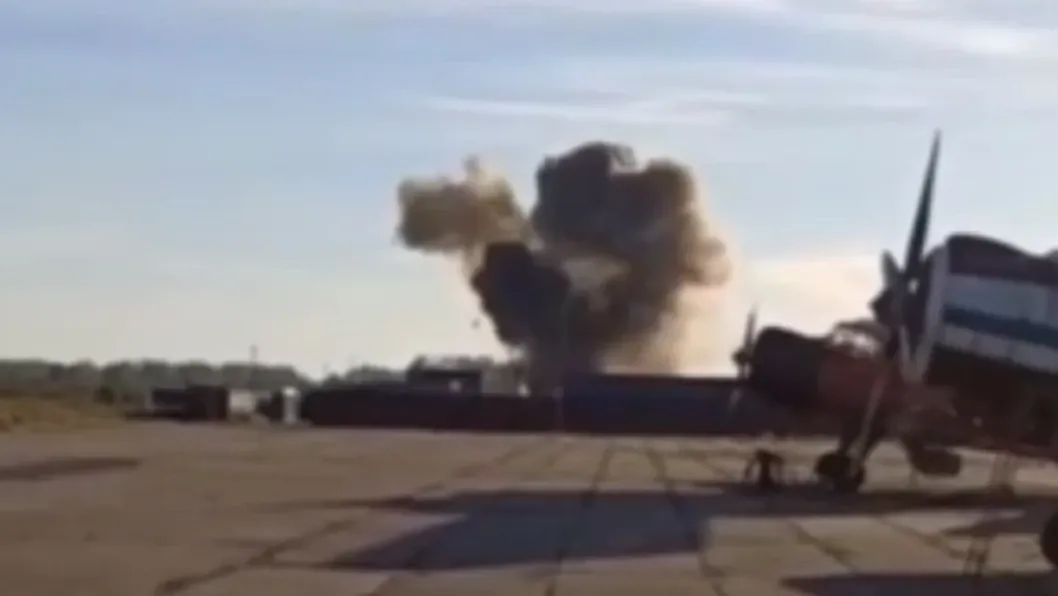 Ukraine’s FP-1 Drone Strikes Russian Airfield Hosting UAV Development Center, Video