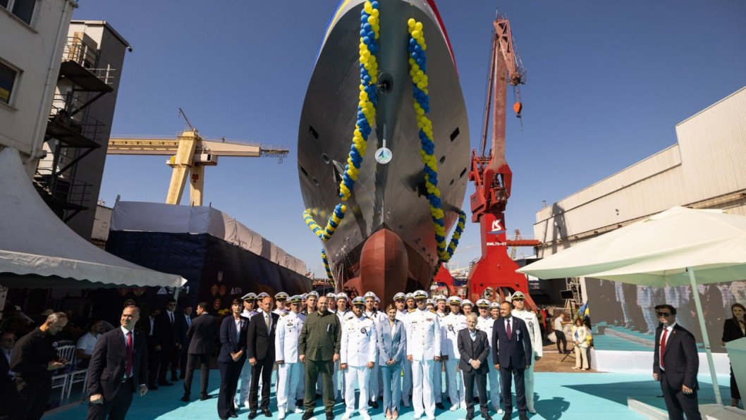 Ukraine's Second Ada-Class Corvette Launches in Istanbul