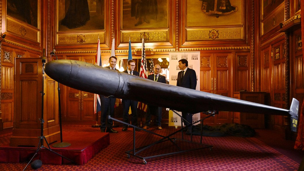 UK Publicly Showcases Captured Iranian Shahed Drone Supplying Putin’s War Machine