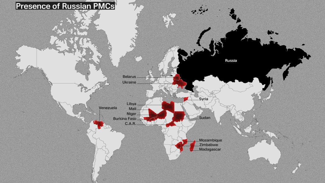 Mapping Russian Private Military Companies Across the Globe