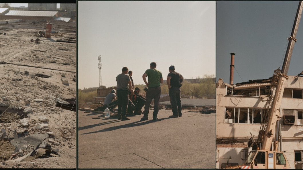 How Do You Rebuild After a Russian Missile Strike? In Sumy, Cleanup Is the First Step