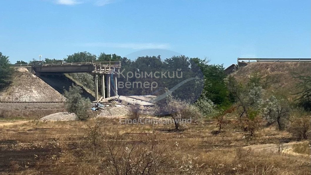 Ukraine Blows Up Bridge on Russia’s Main Rail Route to Crimea