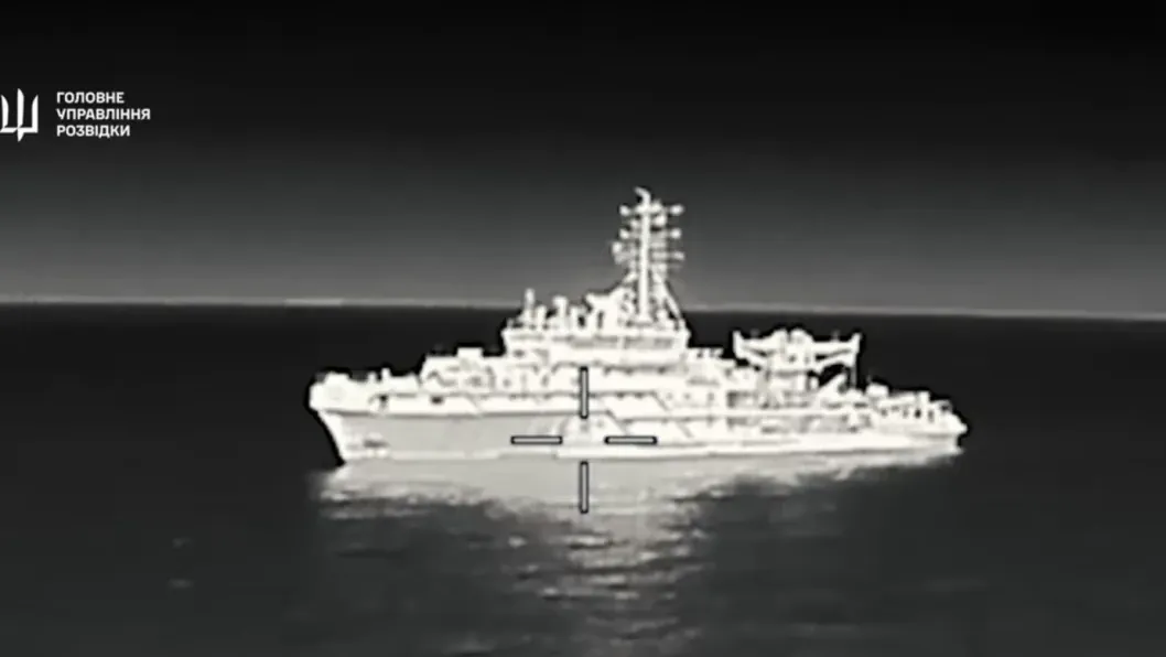 One of Only Four: Ukraine Sinks $60M Russian Support Vessel in Black Sea Raid