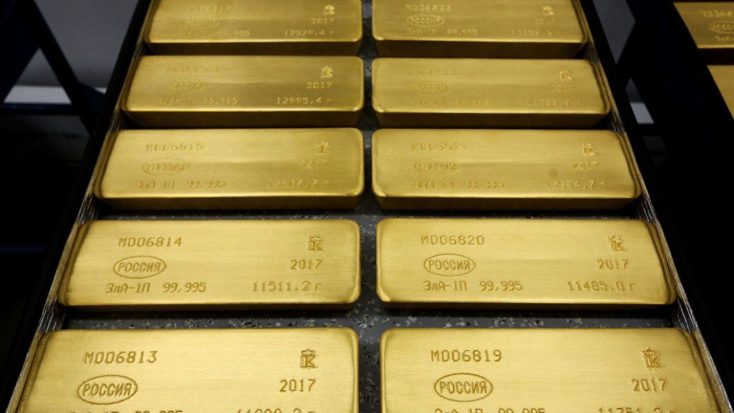 El Banco Central de Rusia vende oro por primera vez desde 2002 debido al creciente déficit de guerra