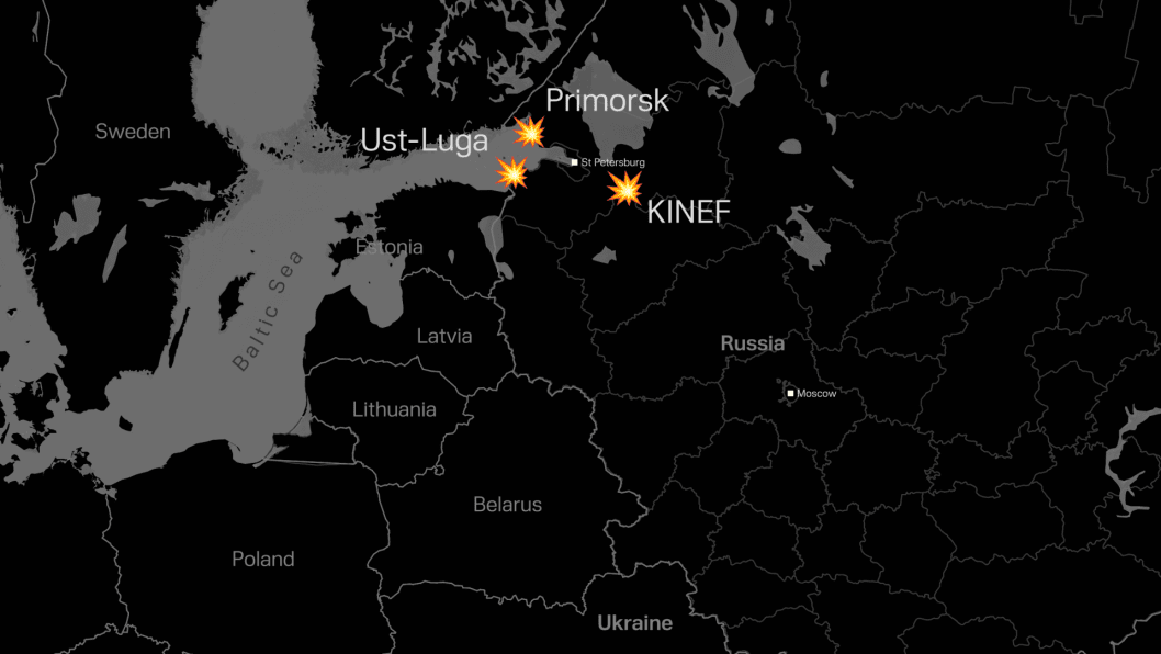 Russia Can’t Export Its Oil from the Baltic—Ukrainian Drones Strike Ports 1,000 km Away Three Times