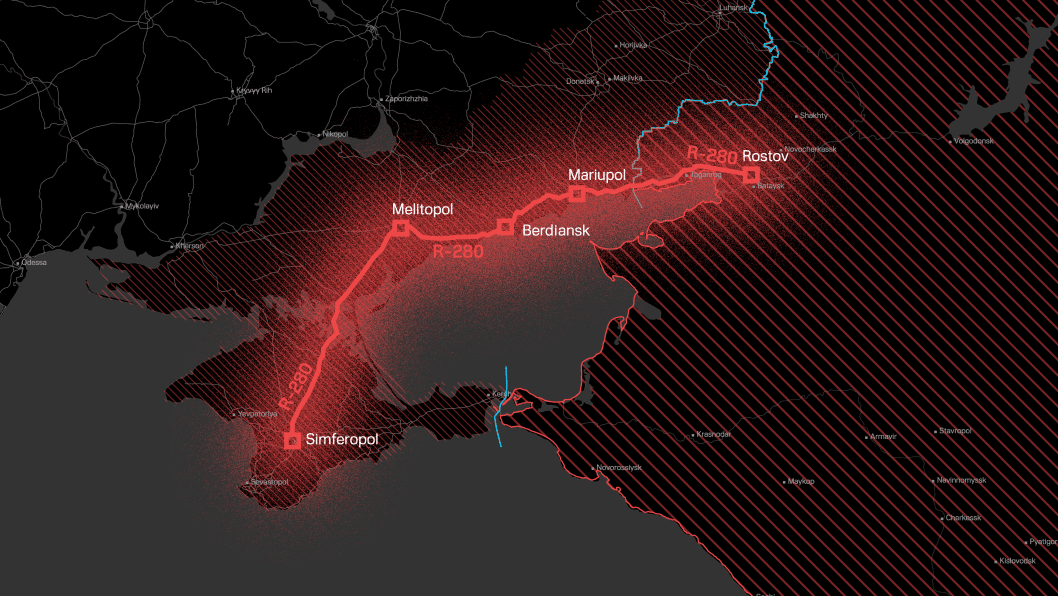 New “Secret” Strike Drones Are Cutting Russia’s Main Land Route to Crimea