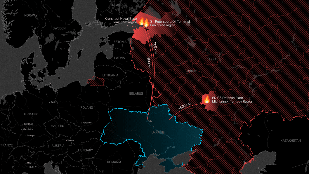 Ukraine Hits Oil, Naval, and Missile-Linked Targets Across Russia in Sweeping Deep Strike Campaign