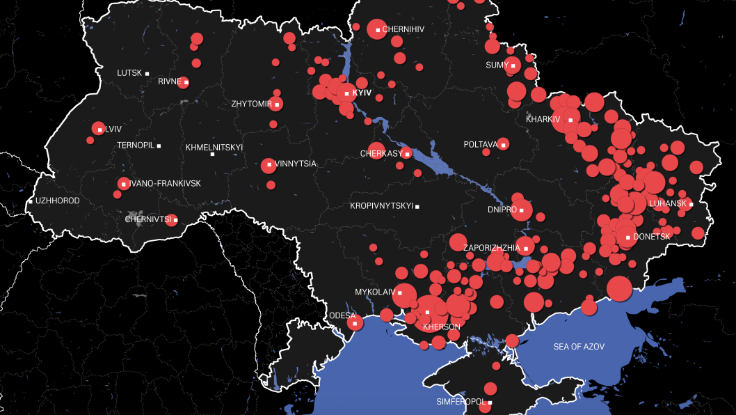 A Ukrainian Hospital, One of Russia’s Favourite Targets—As Seen on This Map