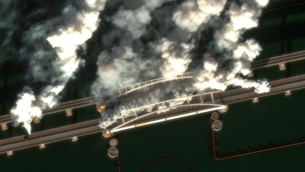 Satellite Images of Targets Attacked in Crimea Expose Severe Damage to Russian Logistics