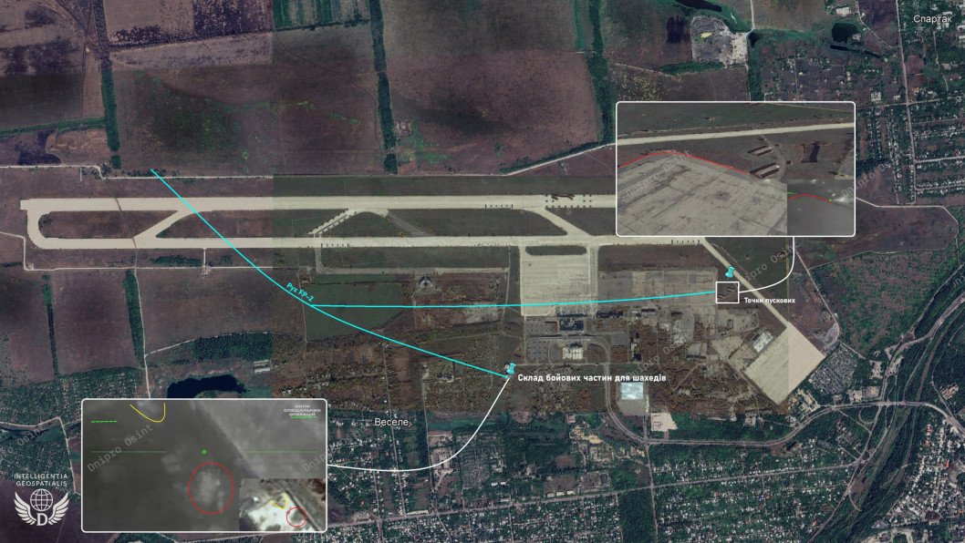 Ukraine Attacked Russian Drone Base at Donetsk Airport. Here Is What Satellite Images Show
