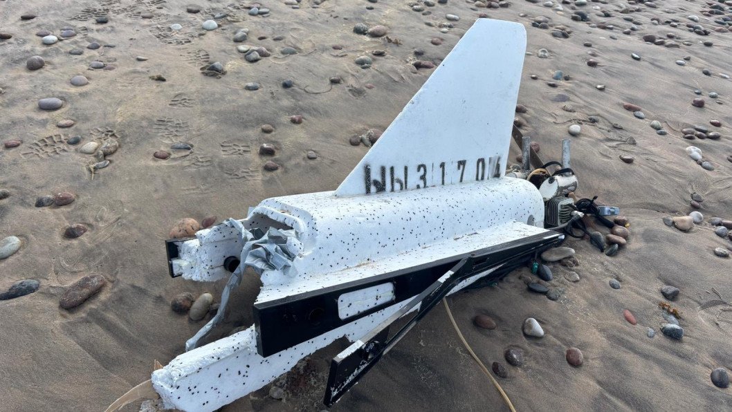Latvia Finds Fragment of Russian Gerbera Decoy Drone on Baltic Coast