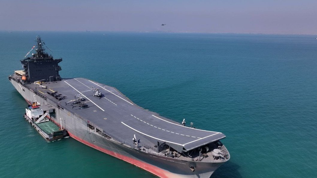 As USS Abraham Lincoln Operates Nearby, Iran Sends Its “Aircraft Carrier” Into Open Waters