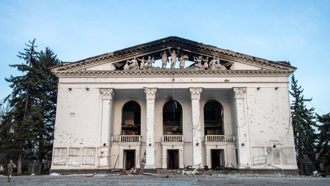 Russia Reopens Mariupol Drama Theatre to Conceal One of Its Deadliest Crimes