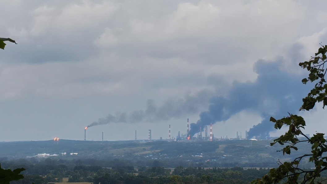 Russia’s Giant Ufa Refinery Engulfed in Flames After Drone Strike