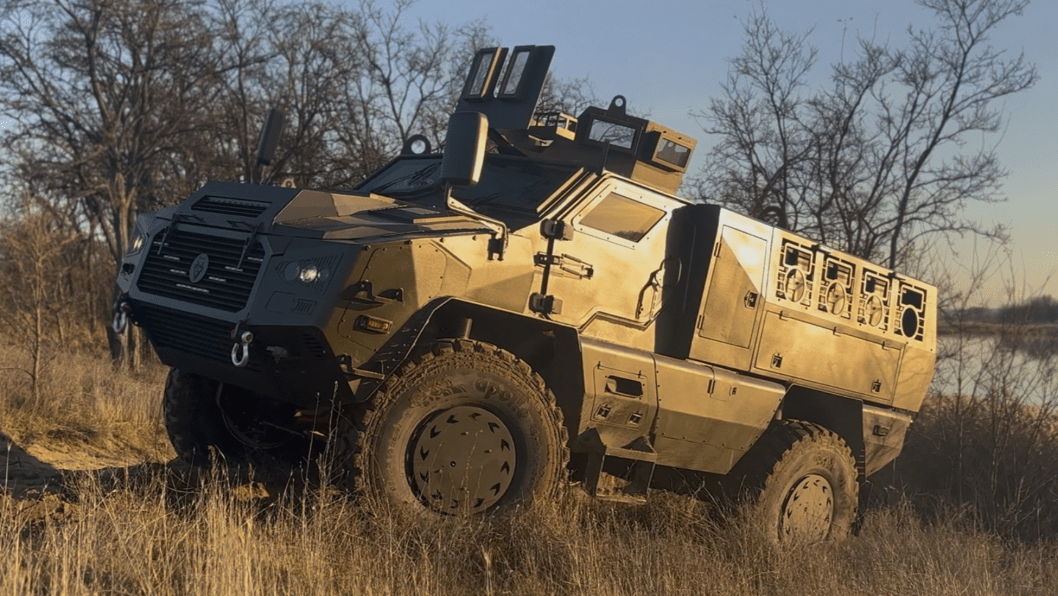 Ukraine Showcases New MAC OWL MRAP Shielded By 10 Anti-Drone Electronic Warfare Modules