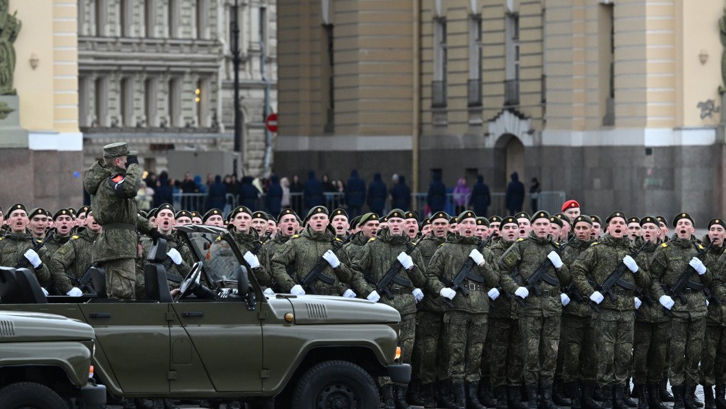 Russia Strips Its Frontline Units to Fill Ranks for Victory Day Parade in Moscow