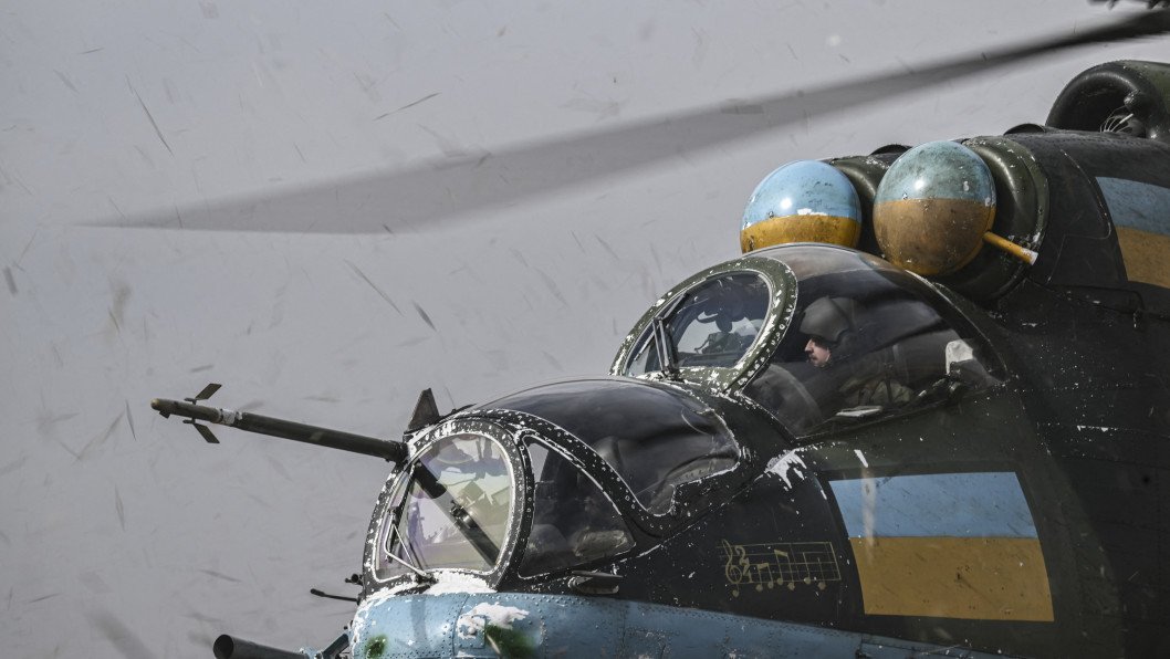 Ukraine’s Mi-24V Helicopter Is Running Out of Camouflage—Because Kill Marks Are Taking Over