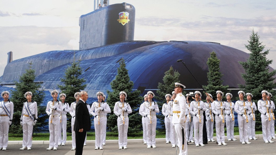 Russia Cancels Navy Day Ship Parade—and Gives Putin a Submarine Poster Instead