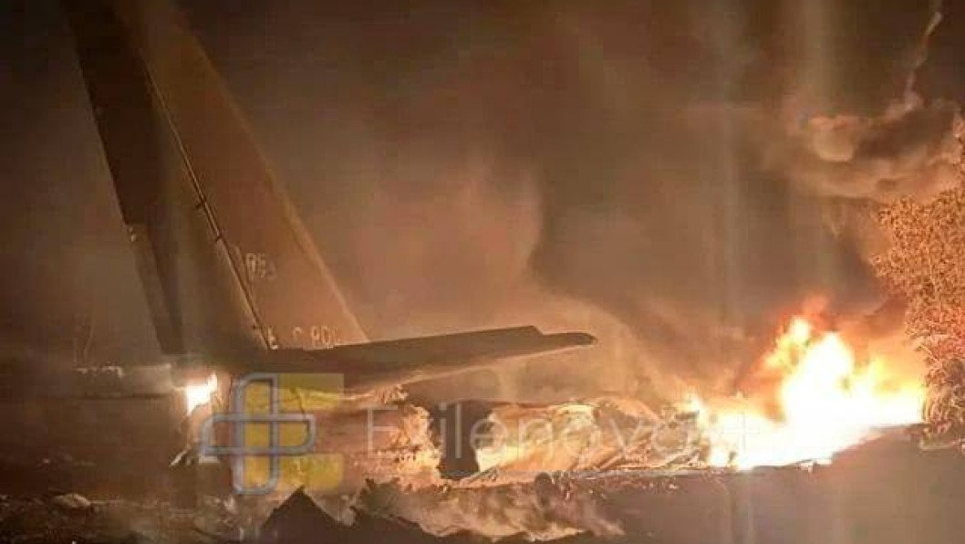 Russian Tu-95MS Strategic Bomber Crashes in Flames—6 of 7 Aboard Killed