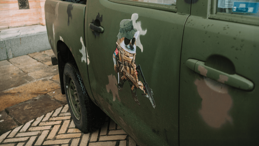 How a Cartoon Dog Meme Went From Shitposting to Delivering Military Aid to Ukraine