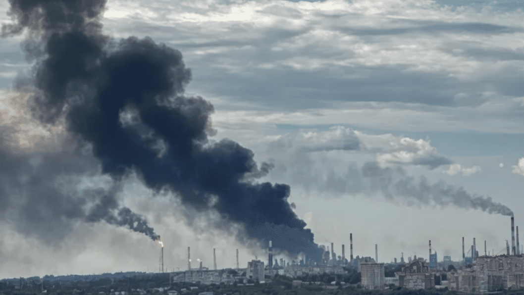 Ukrainian Drone Strike Halts Russia’s Largest Oil Refinery in Omsk