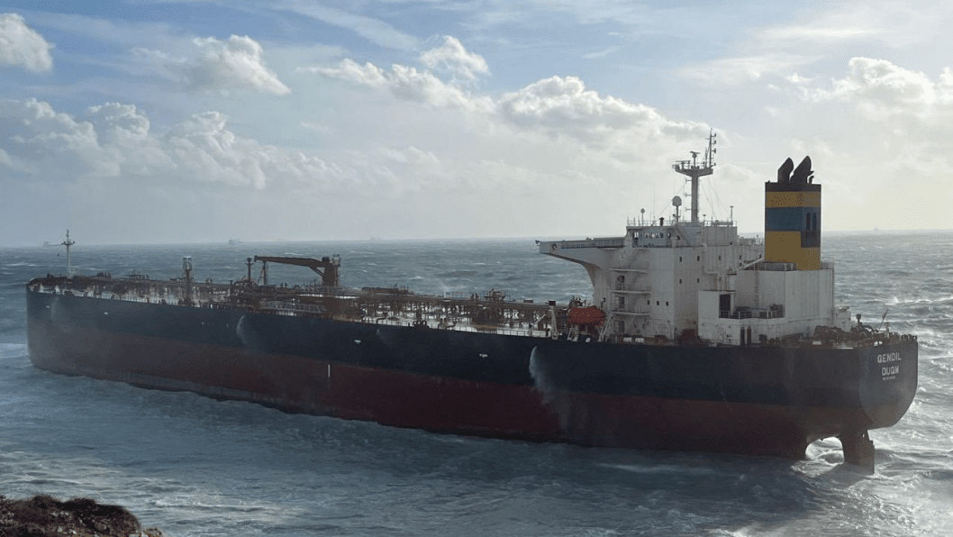 Russian Oil Tanker Disabled by Ukrainian Drone, Runs Aground Off Turkish Coast, Video