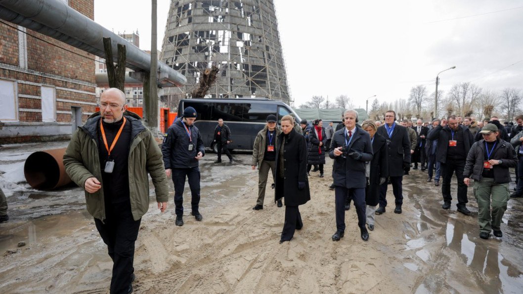 European Leaders Visit Devastated Kyiv Power Plant to Mark 4th Full-Scale Invasion Anniversary