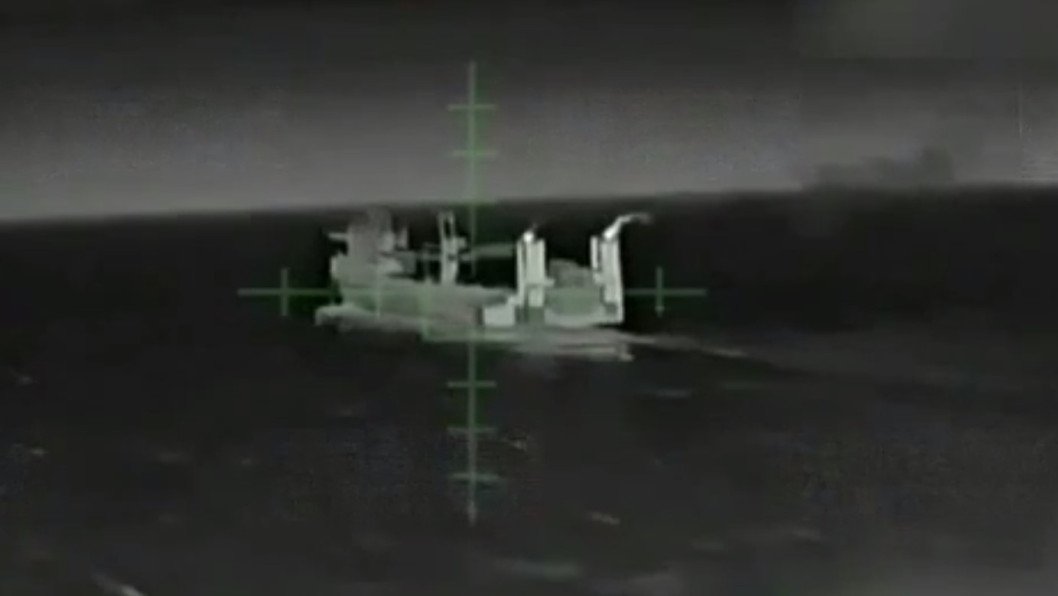 Ukraine Reportedly Hits Russian Ship Carrying Iranian Weapons With 12 Drone Strikes