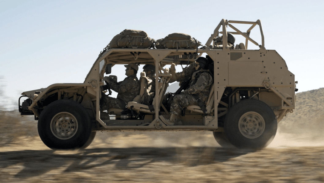 Rare US Air-Deployable Flyer 72-LD Vehicles Spotted in Use by Ukrainian Rangers
