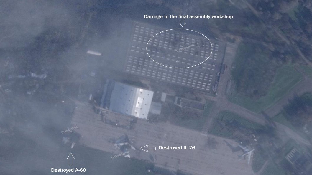 Ukrainian Strike Levels Unique Russian AWACS Testbed, Alongside Secret A-60 Laser Jet