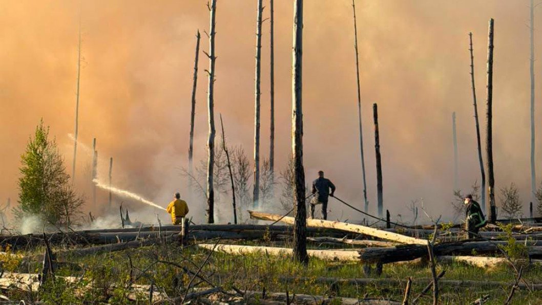 Downed Russian Drones Spark Forest Fires in Chornobyl Exclusion Zone
