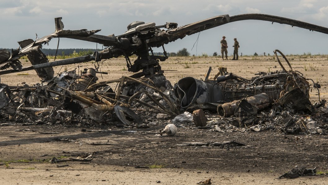 Ukrainian Drones Wipe Out Russian Mi-8, Damage Mi-35 at Taganrog Airbase